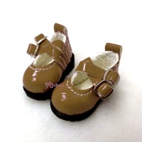 1/6 BJD Doll Cross Strap Shoes Brown LYS002LBN 1/6 BJD Doll Cross Strap Shoes Brown LYS002LBN