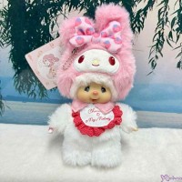 244461 Monchhichi Chimutan x Melody 18cm Keychain Mascot 244461 Monchhichi Chimutan x Melody 18cm Keychain Mascot