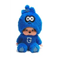 25-O-0012 Japan J-League Soccer Club GAMBA OSAKA x Monchhichi 13cm Keychain Mascot 25-O-0012 Japan J-League Soccer Club GAMBA OSAKA x Monchhichi 13cm Keychain Mascot