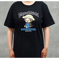 MO1162-262LBLK Monchhichi Mon Mon Farm 100% Cotton Adult Tee Black L Size MO1162-262LBLK Monchhichi Mon Mon Farm 100% Cotton Adult Tee Black L Size