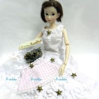 NDA059CPR Doll Dress Making Tools Mini Star Rivet 10mm Copper NDA059CPR Doll Dress Making Tools Mini Star Rivet 10mm Copper