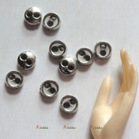 NDB031SLR DIY Materials Round 4mm Metal Mini Button Silver 20pcs NDB031SLR DIY Materials Round 4mm Metal Mini Button Silver 20pcs